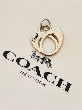Coach Y2K Heart Charm/ Bracelet/ Necklace/ Keychain/ Bag Charm